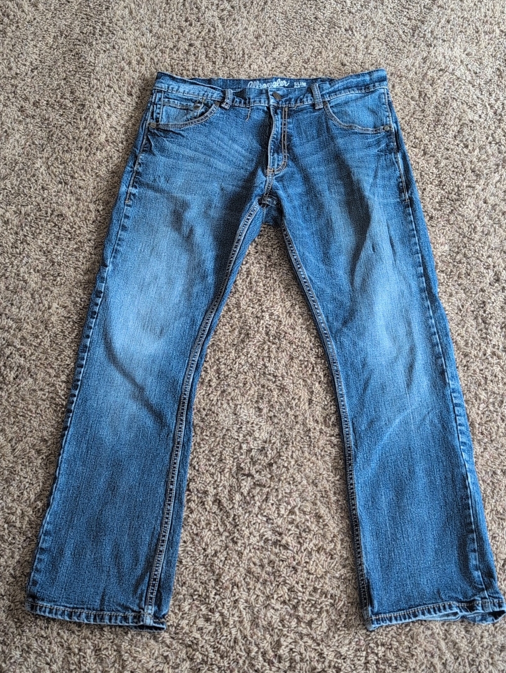 Classic Blue Men's Jeans - Casual Straight Fit